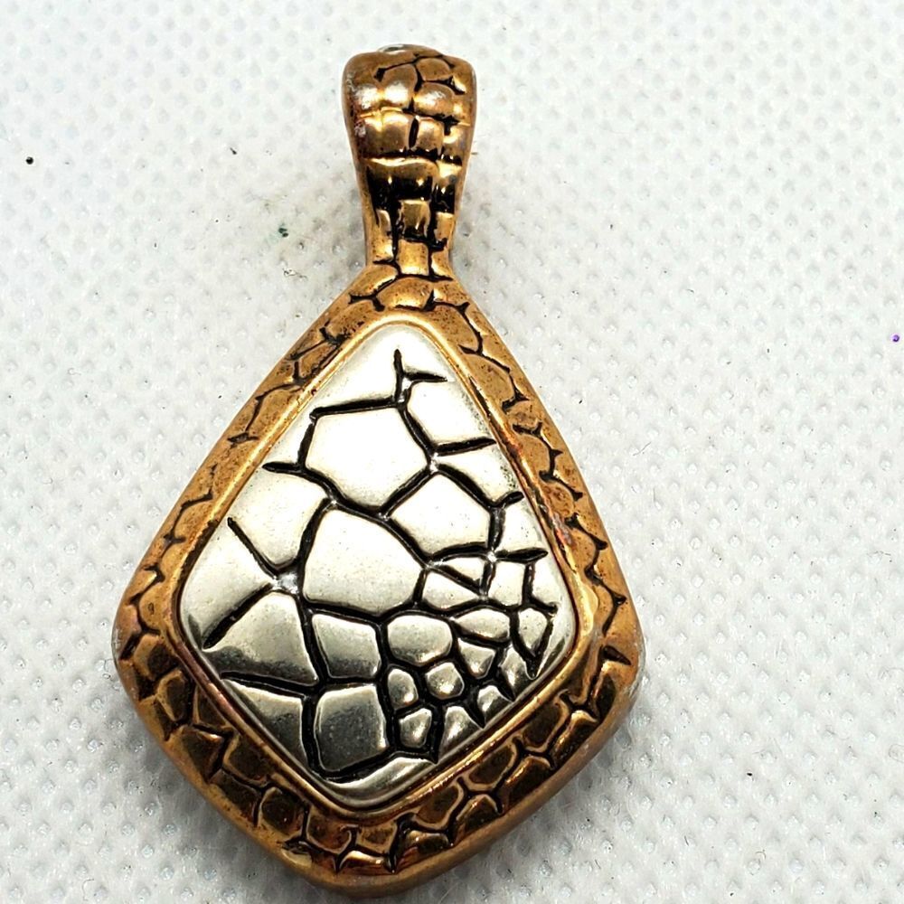 Gold Tone Silver Tone Pendant